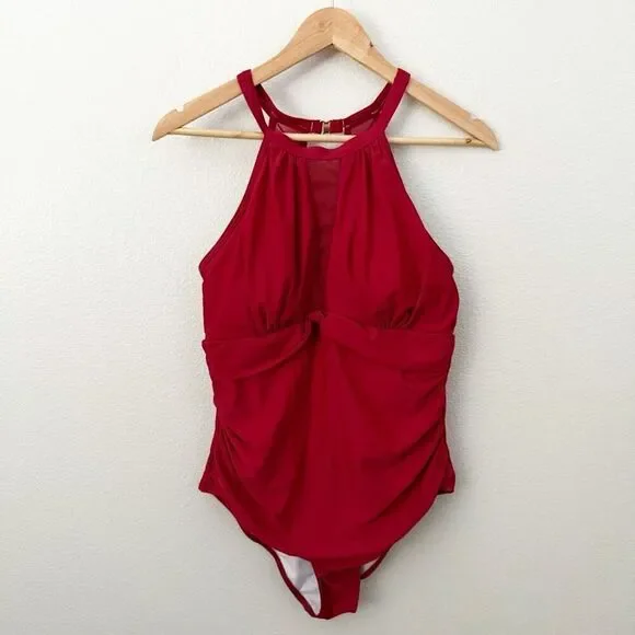BOUTIQUE | One-Piece Bathing Swimwear Sleeveless High Neck Swimsuit | Size XL - Picture 2 of 7